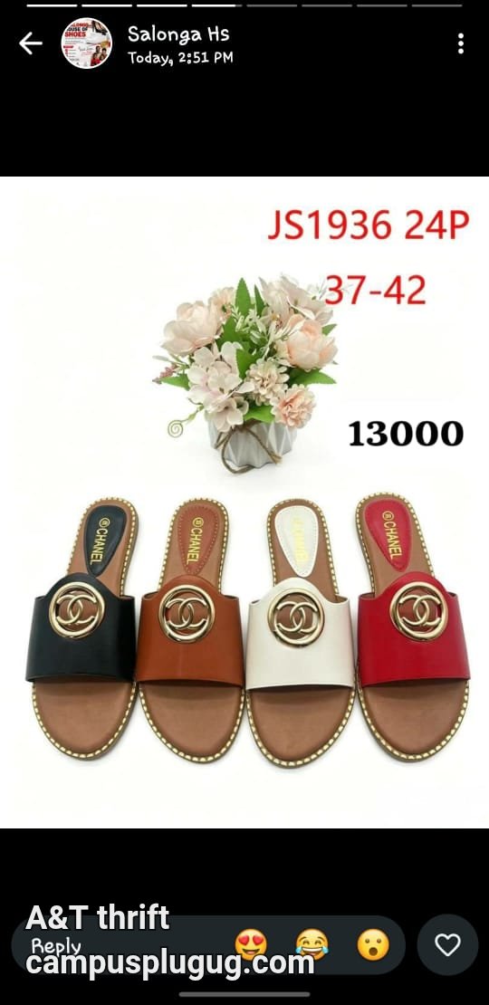 Flat open shoes
